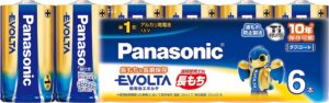 パナソニック エボルタ 単1形アルカリ乾電池 6本パック